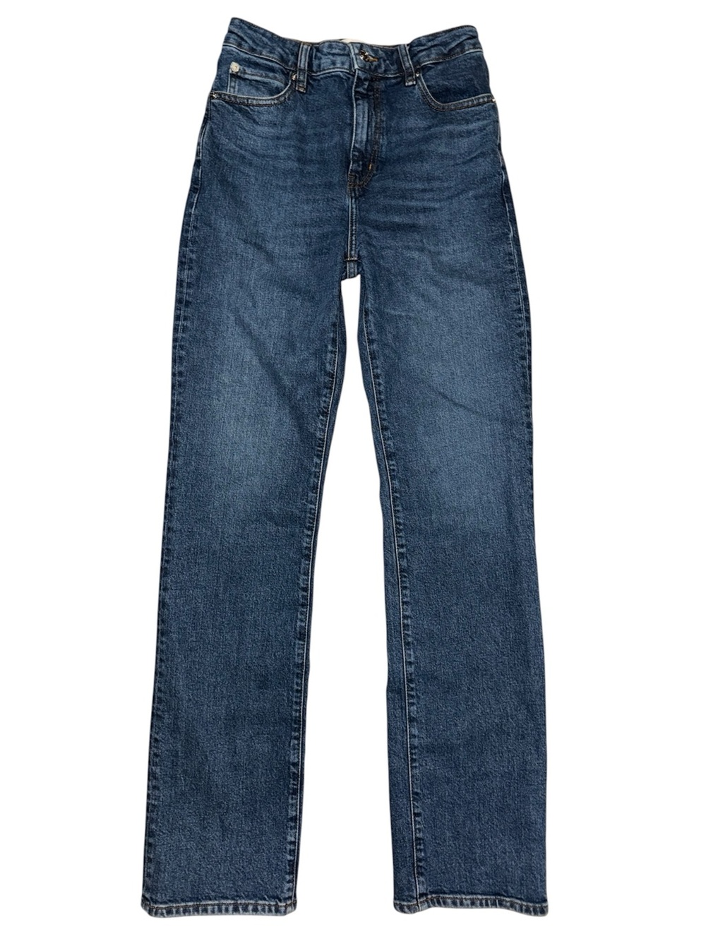 FRAME The Ruler Arche High Rise Straight Leg Jeans Size 26 EUC